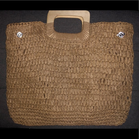 Large Woven Beach Bag - Picture 2 of 2